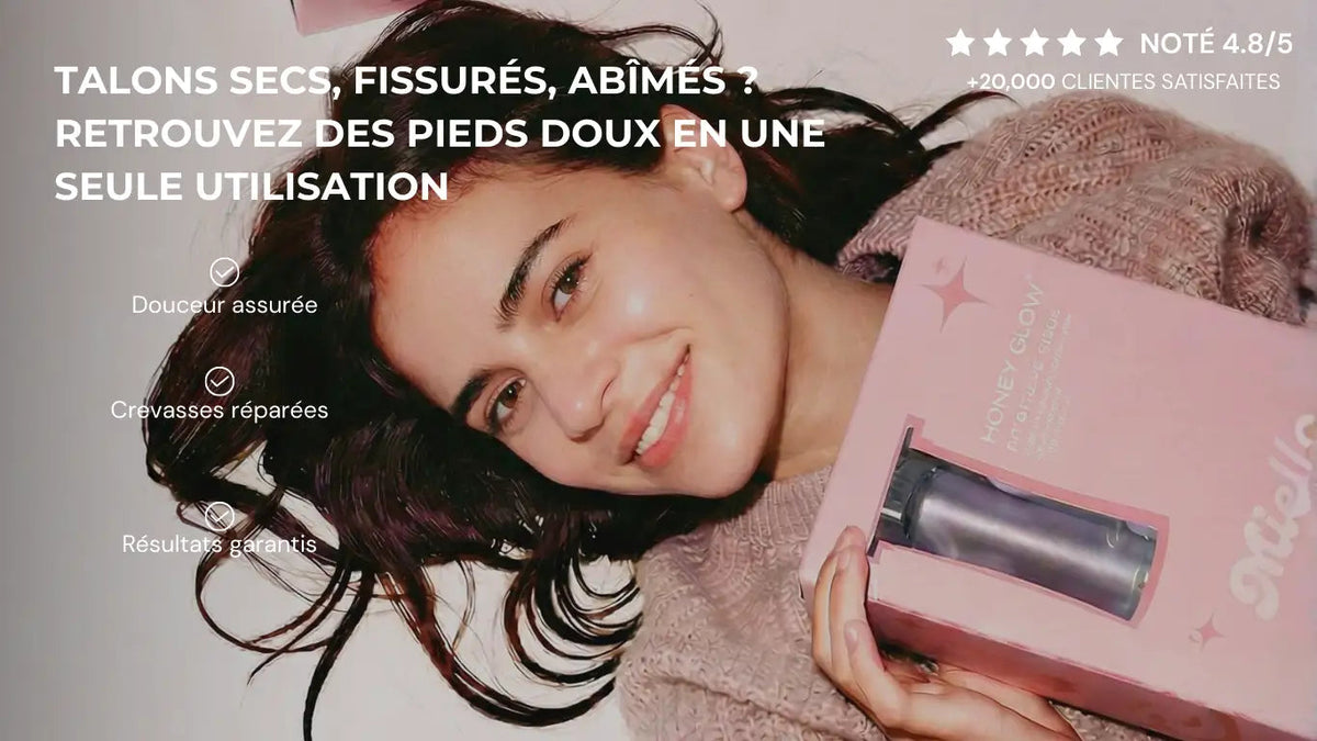 Talons secs, fissurés ? Retrouvez des pieds doux en une seule utilisation